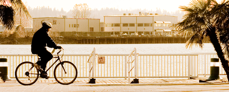 cycling in new west