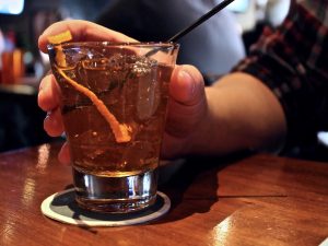 Vanilla Cinnamon Bourbon Old Fashioned - Terminal Pub